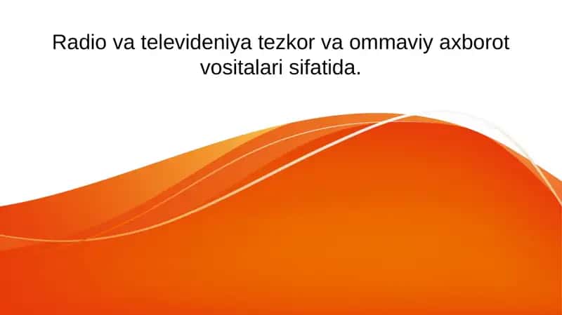 Radio va televideniya
