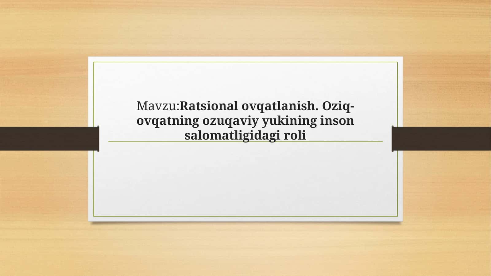 Taqdimot
