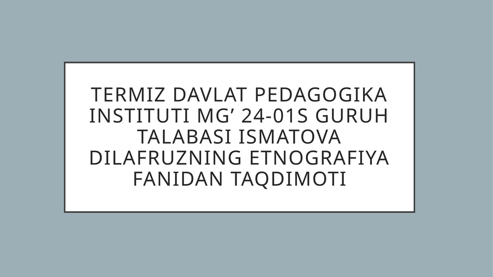 madaniy taraqqiyotda xalq Teatri va Milliy raqslarning o’rni