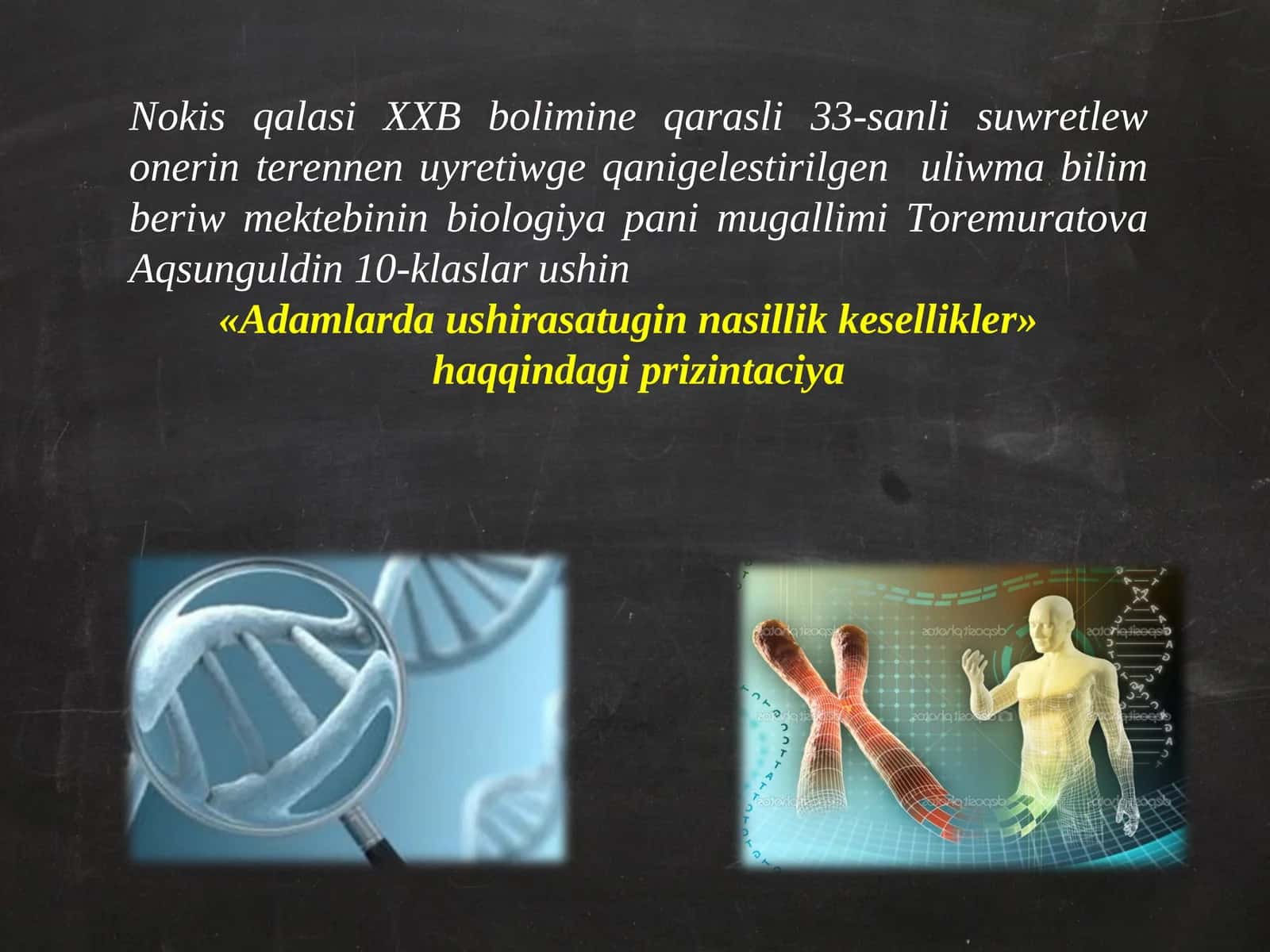 Adamlarda ushirasatugin nasillik kesellikler