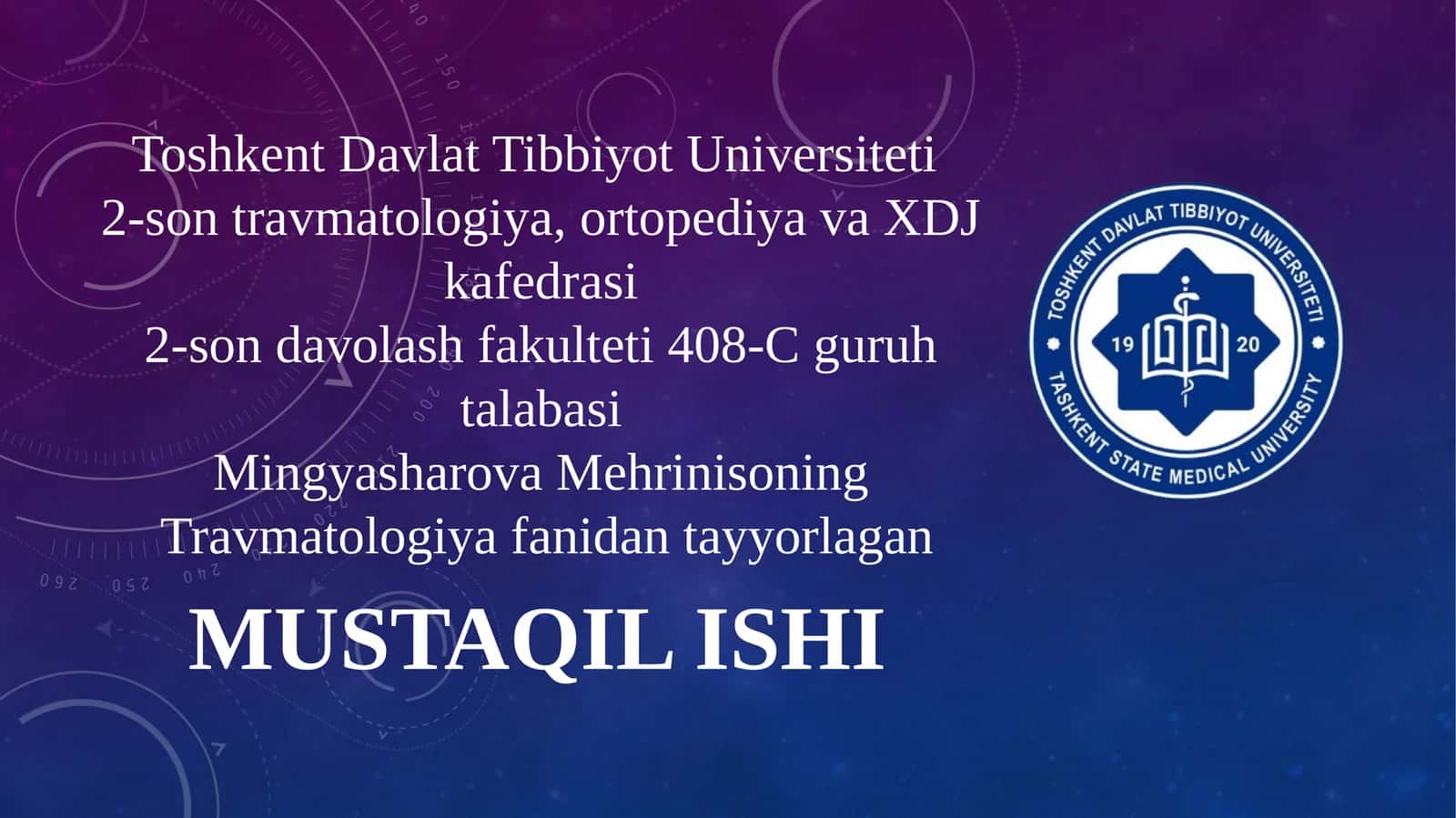 Son suyagi sinish va chiqishlari, ularning asoratlarI