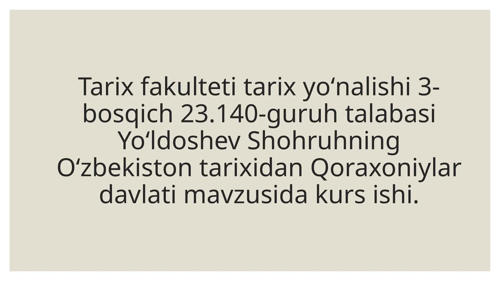 Qoraxoniylardavlati