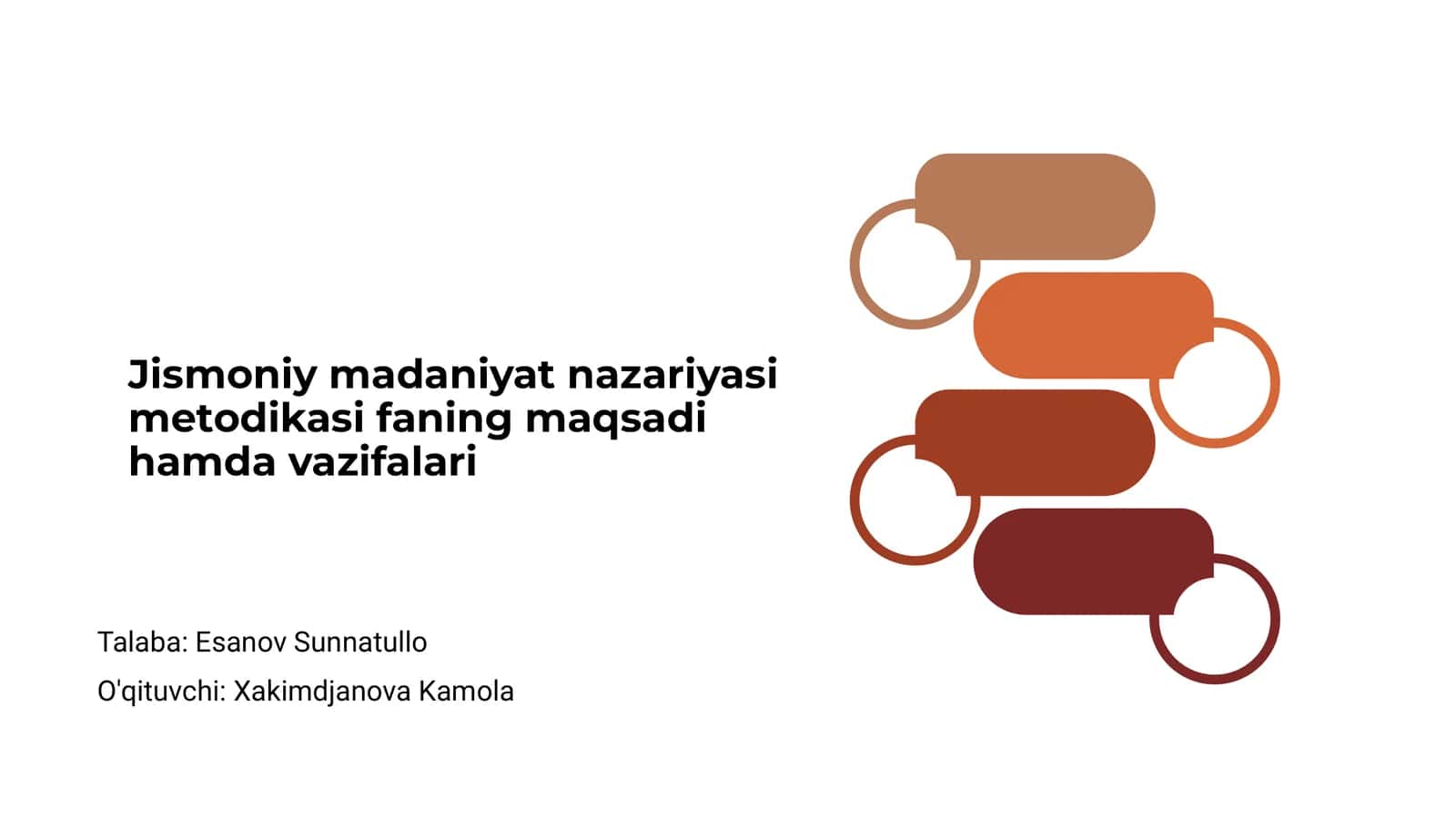 Jismoniy madaniyat nazariyasi metodikasi