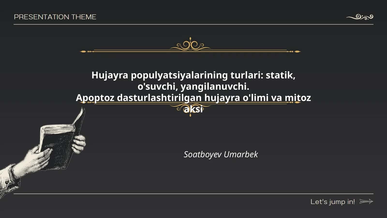 Hujayra populyatsiyalarining turlari