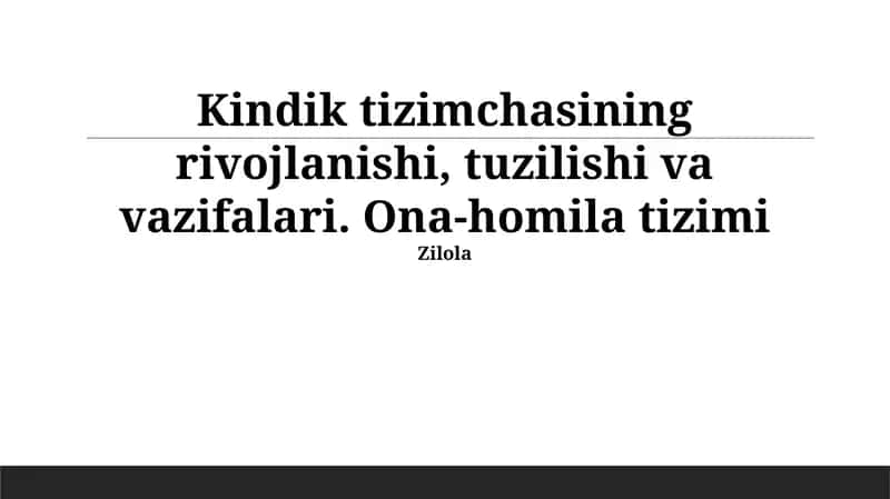 Ona-homila tizimi