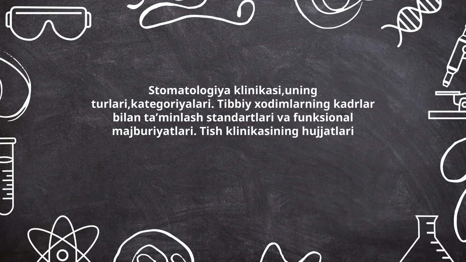 Stomatologiya klinikasi
