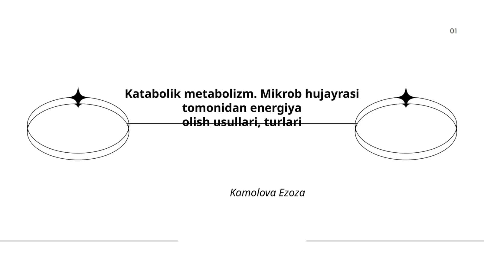 Katabolik metabolizm. Mikrob hujayrasi tomonidan energiya olish usullari, turlari