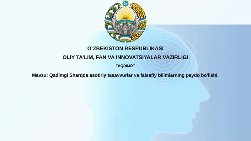 Qadimgi Sharqda asotiriy ta'limotlar va falsafiy bilim