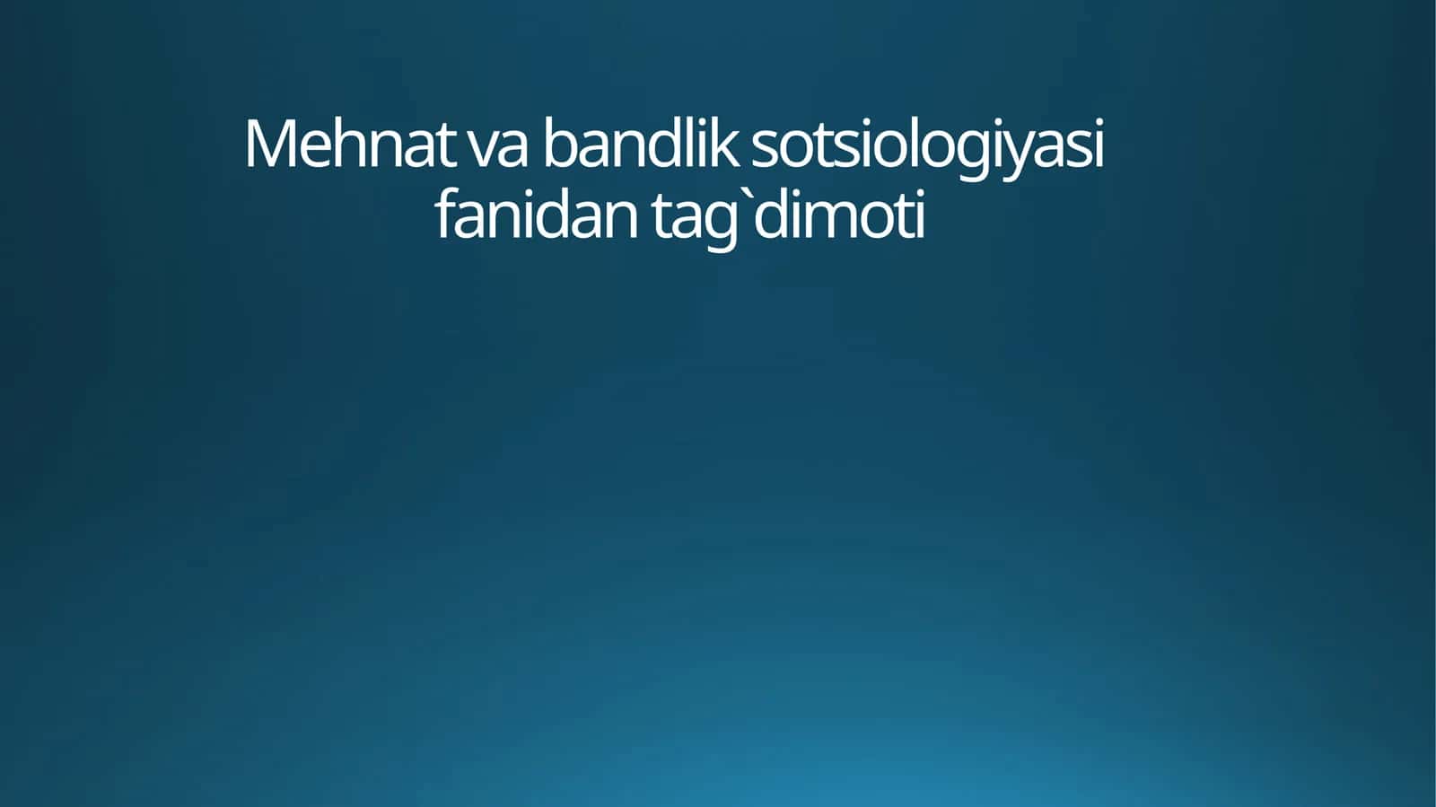 Kasb va kasb sturukturasi