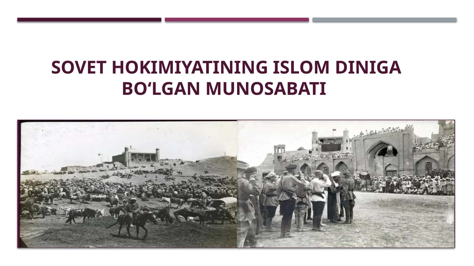 Sovet hokimiyatining Islom diniga boʻlgan munosabati