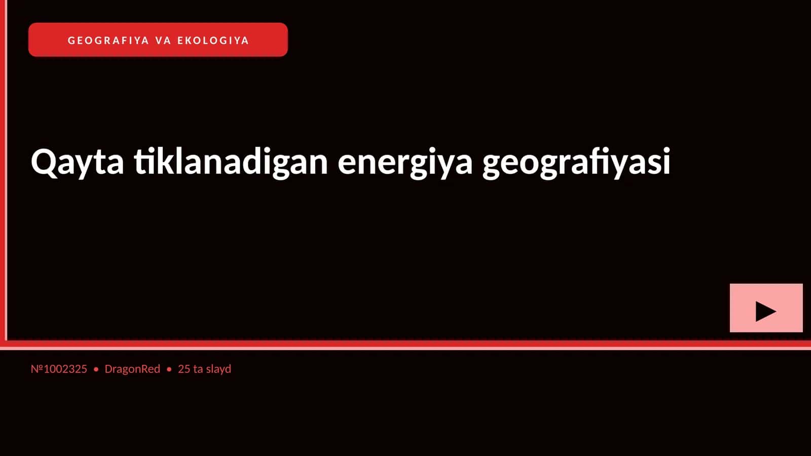 Qayta tiklanadigan energiya geografiyasi