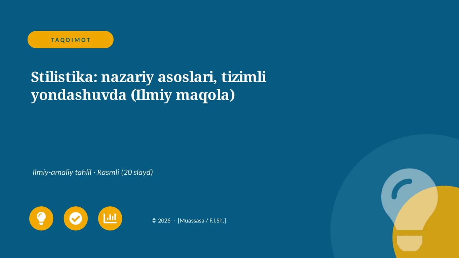 Stilistika: nazariy asoslari, tizimli yondashuvda (Ilmiy maqola)
