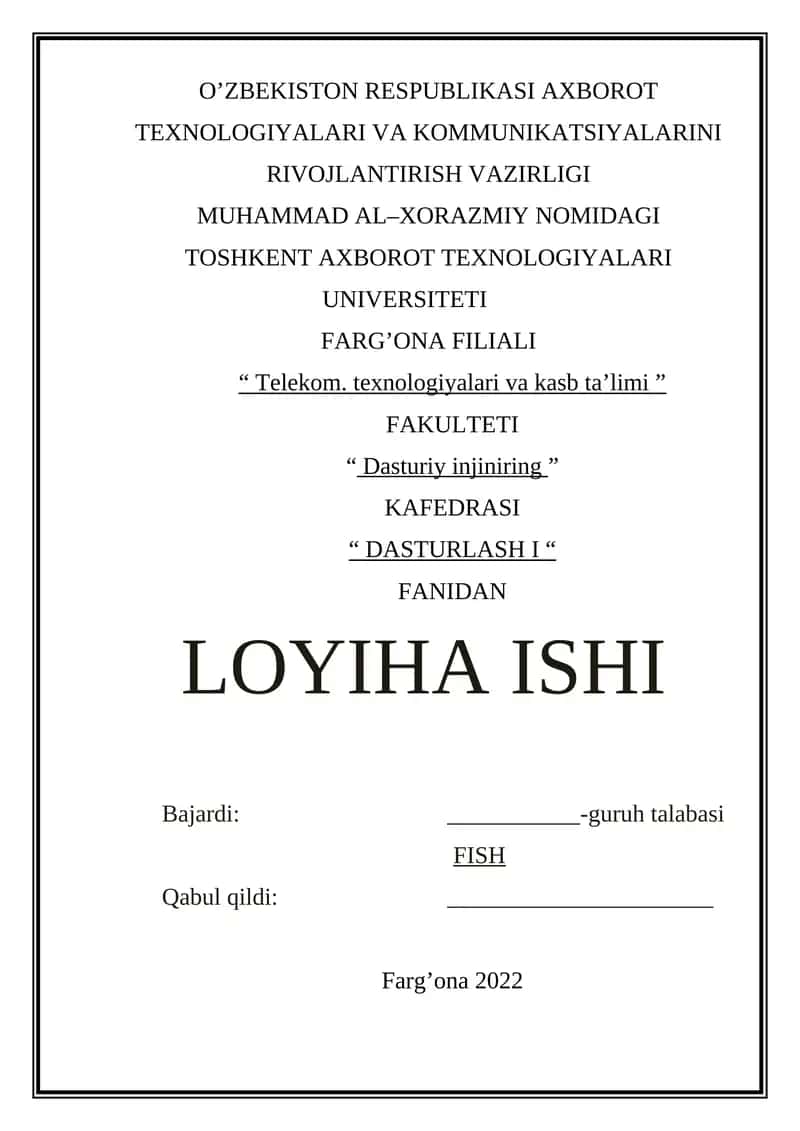 Xodimlar ta’til grafigi va ta’tilga chiqarish dasturini tuzish