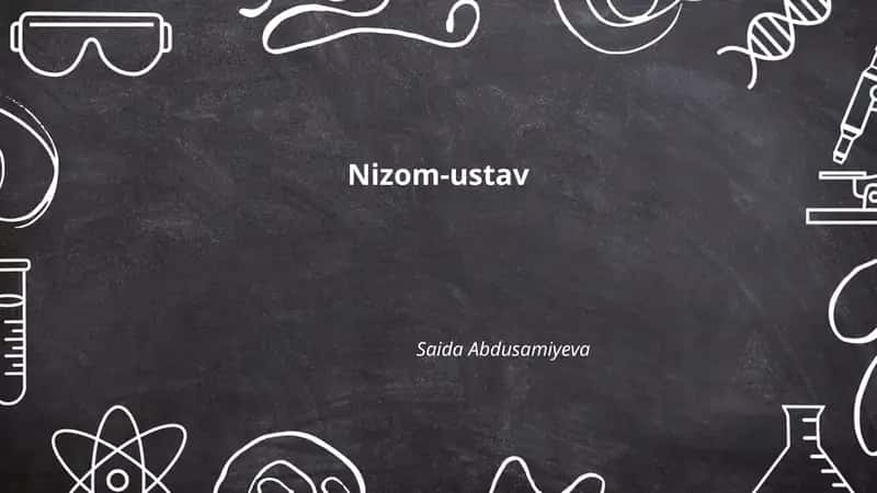 Nizom-ustav