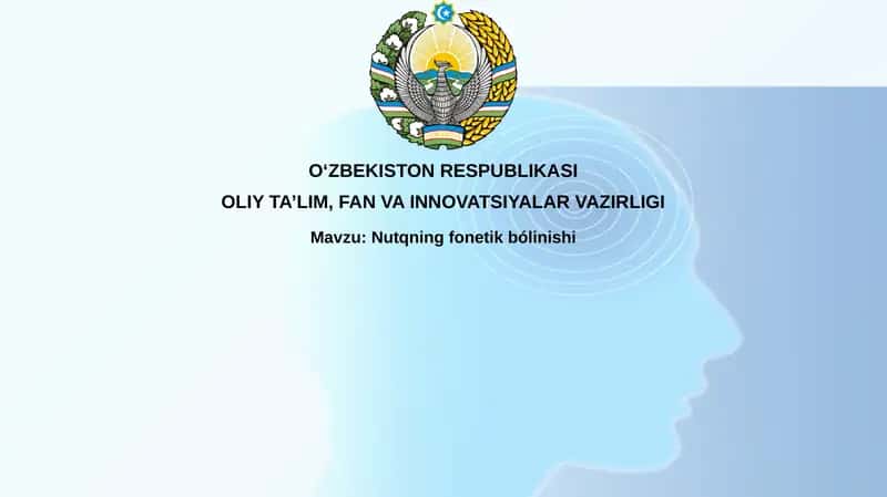 Nutqning fonetik bólinishi
