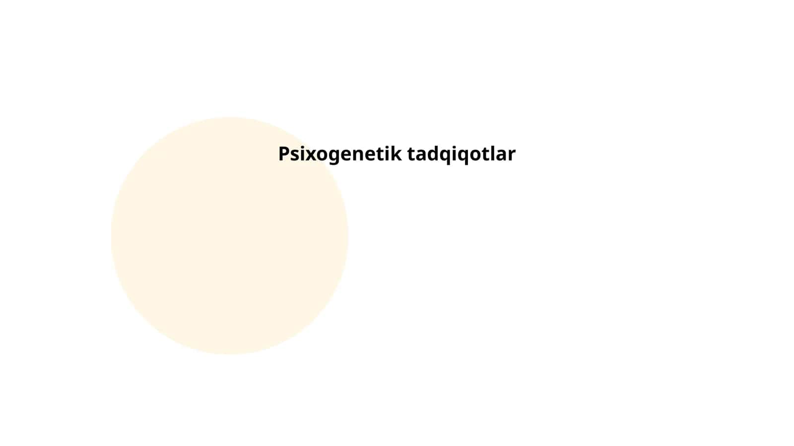 Psixogenetik tadqiqotlar