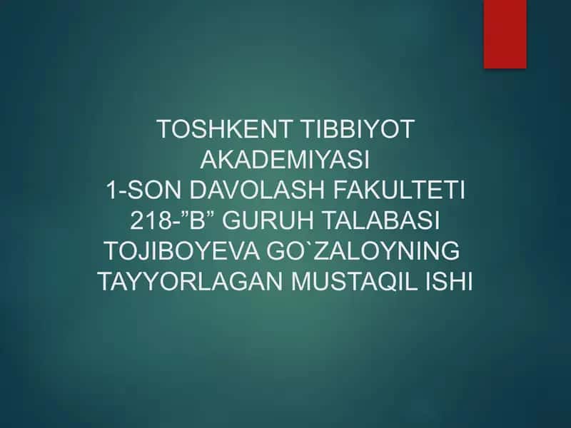 Oshqozon osti bezining tuzilishi va funksiyalari