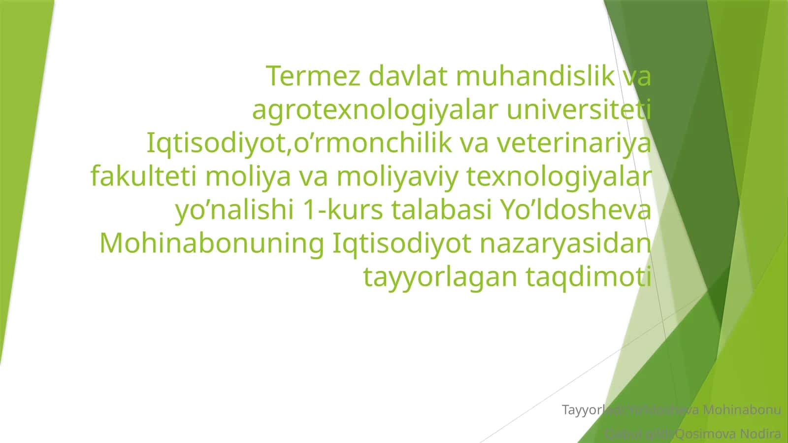 Jahon xoʻjaligi va uning evolyutsiyasi