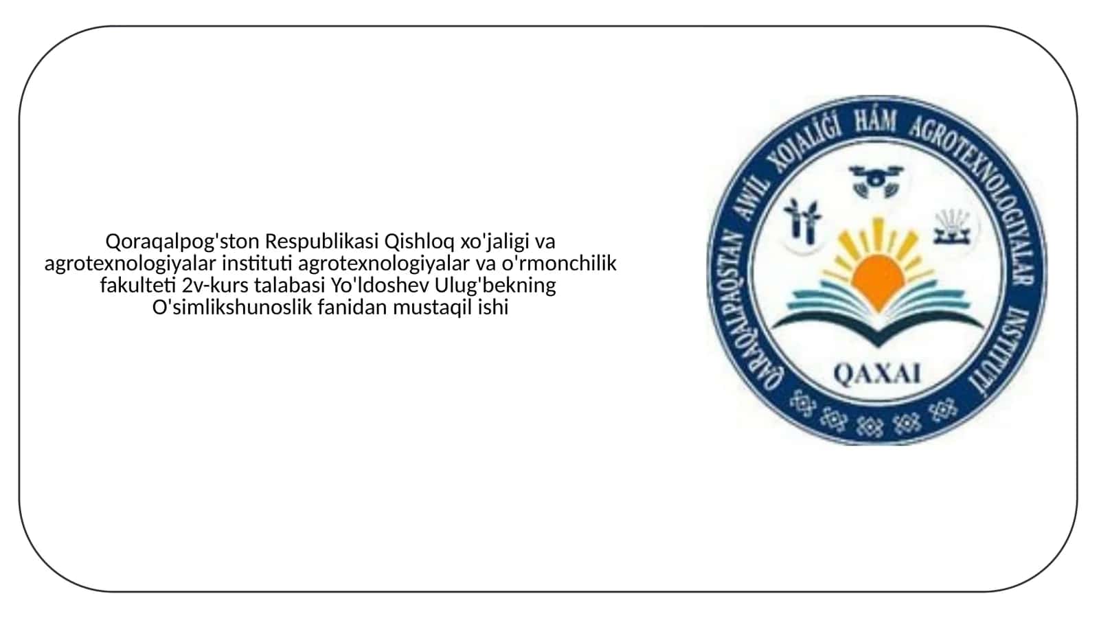 O'zbekistonda donli ekinlar