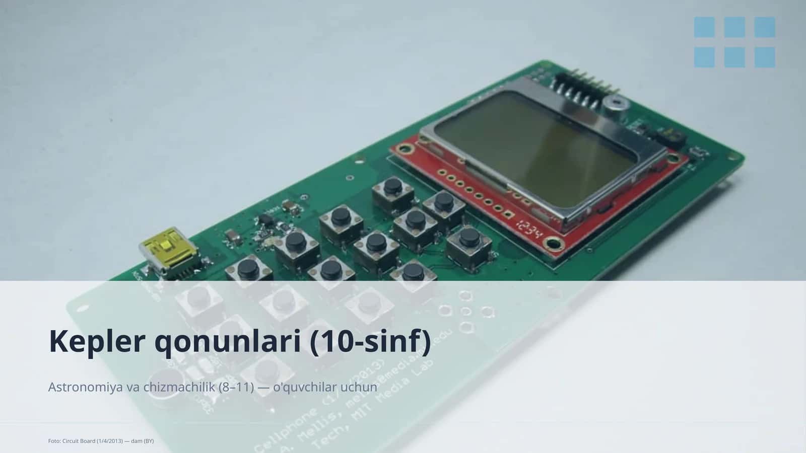 Kepler qonunlari (10-sinf)