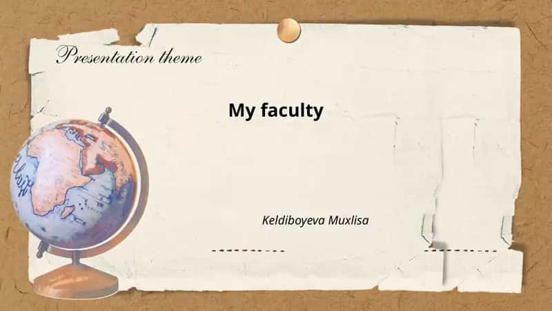 My faculty