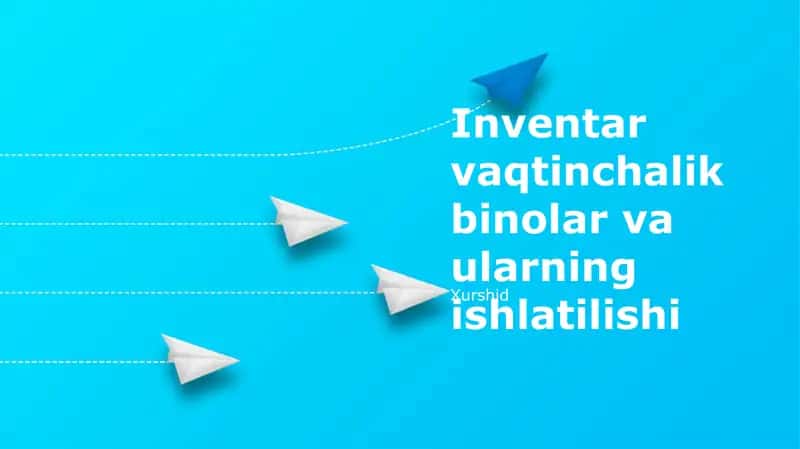 Vaqtinchalik inshootlar