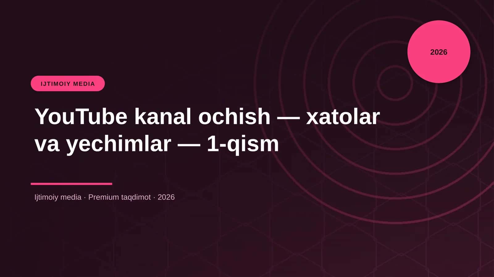 IJTIMOIY MEDIA
