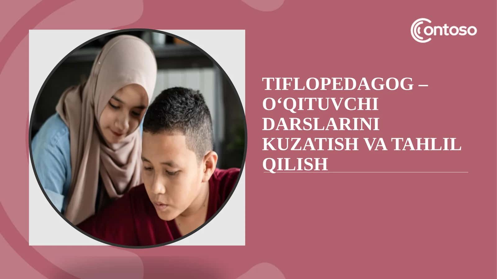 Tiflopedagog–o‘qituvchi darslarini kuzatish va tahlil qilish