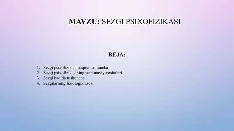 Sezgi psixofizikasi