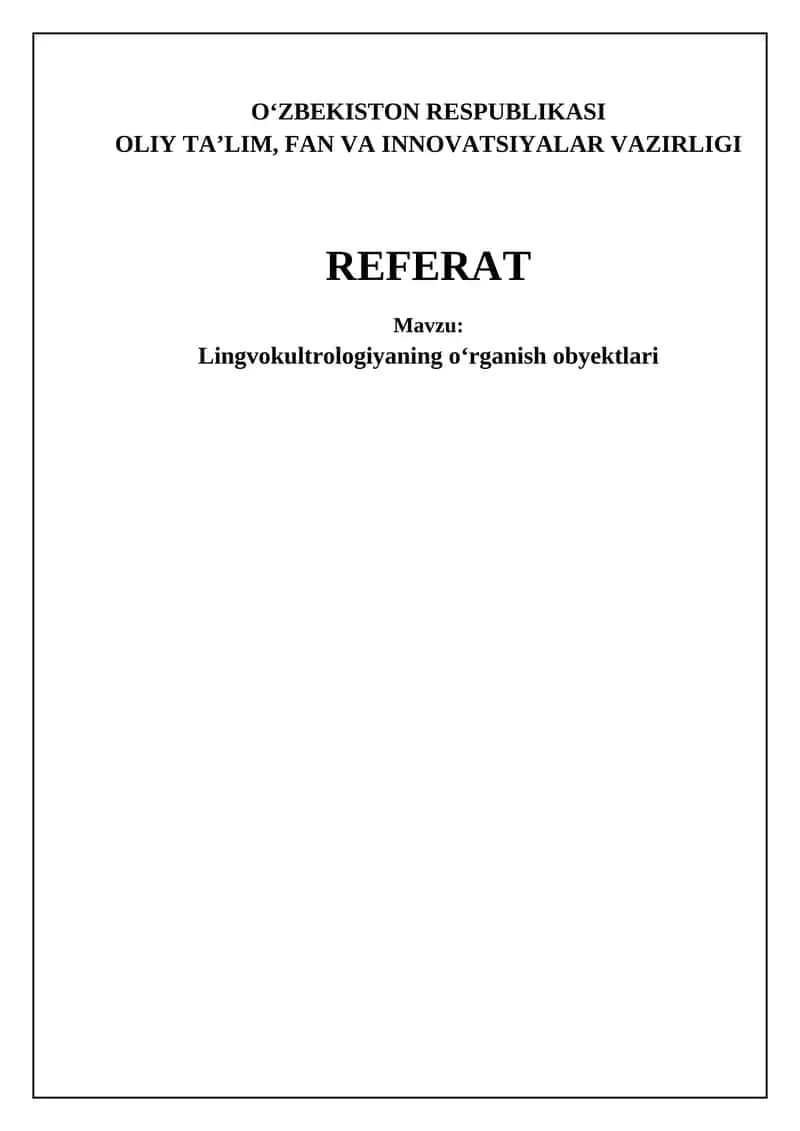 Lingvokulturologiya