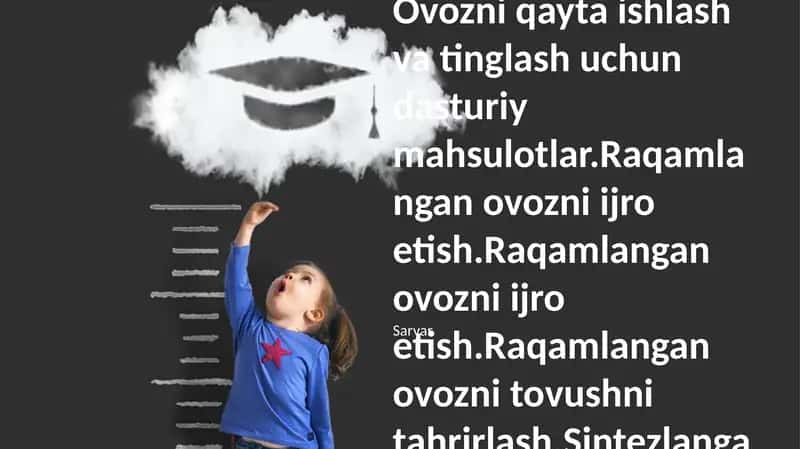 Raqamlangan Ovoz O'ynatish