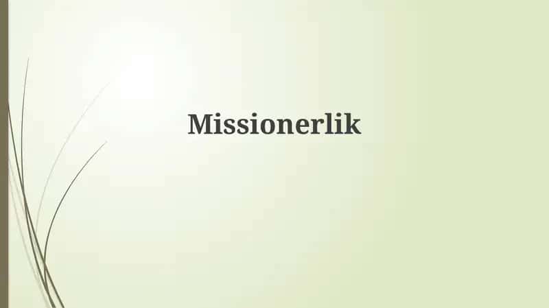 Missionerlik