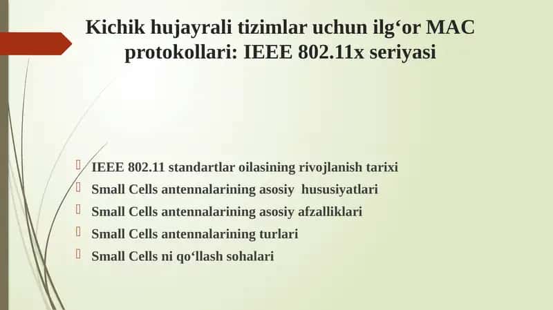 IEEE 802.11 x seriyasi