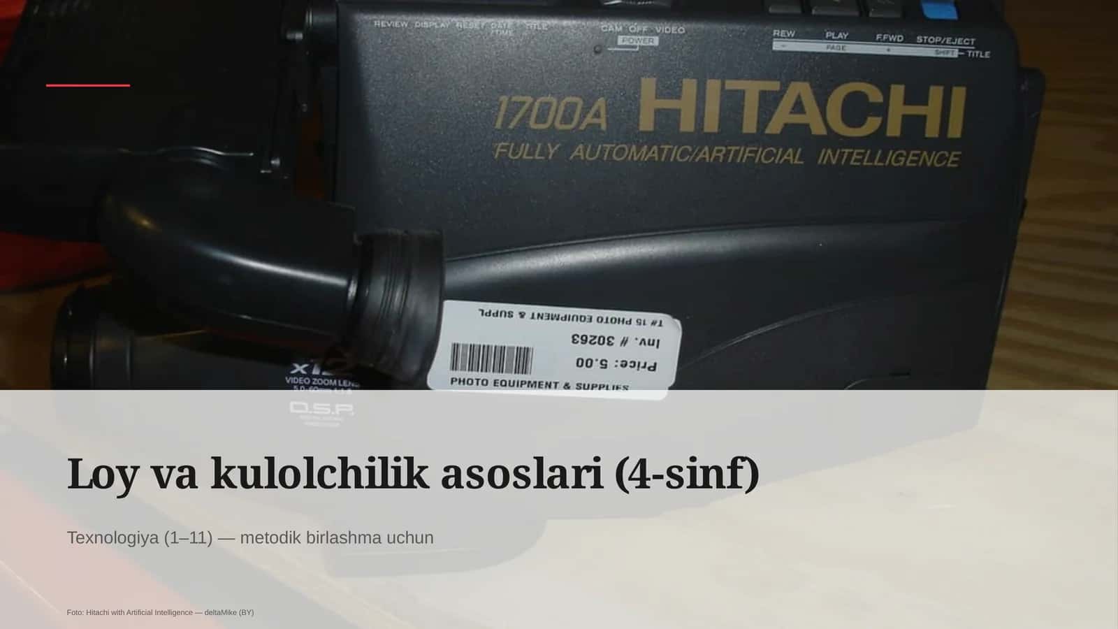 Loy va kulolchilik asoslari (4-sinf)