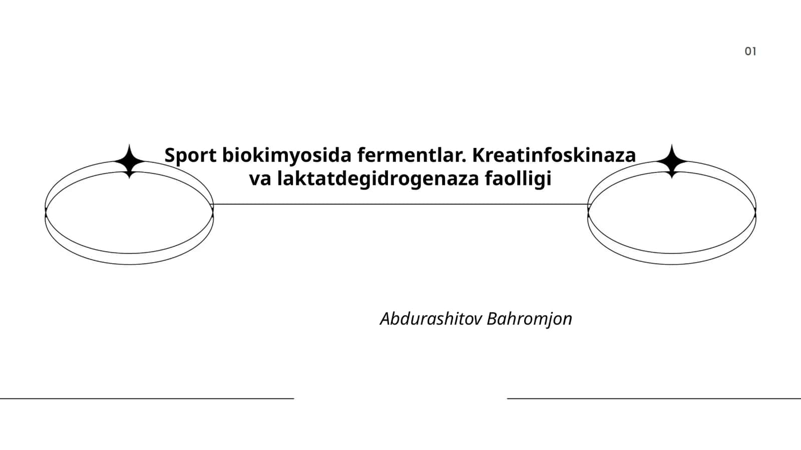 Sport biokimyosida fermentlar. Kreatinfoskinaza va laktatdegidrogenaza faolligi