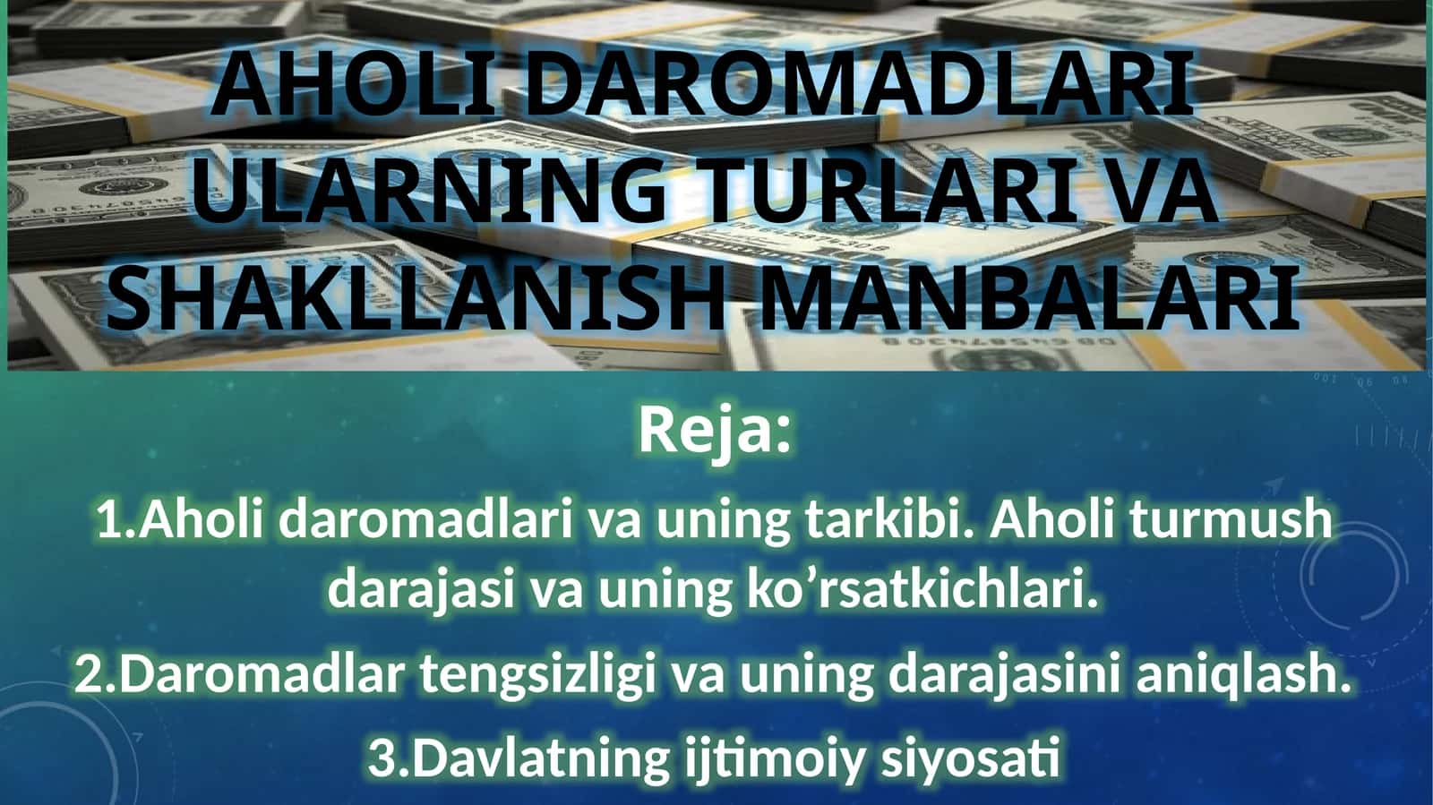 Aholidaromadlari va uning tarkibi