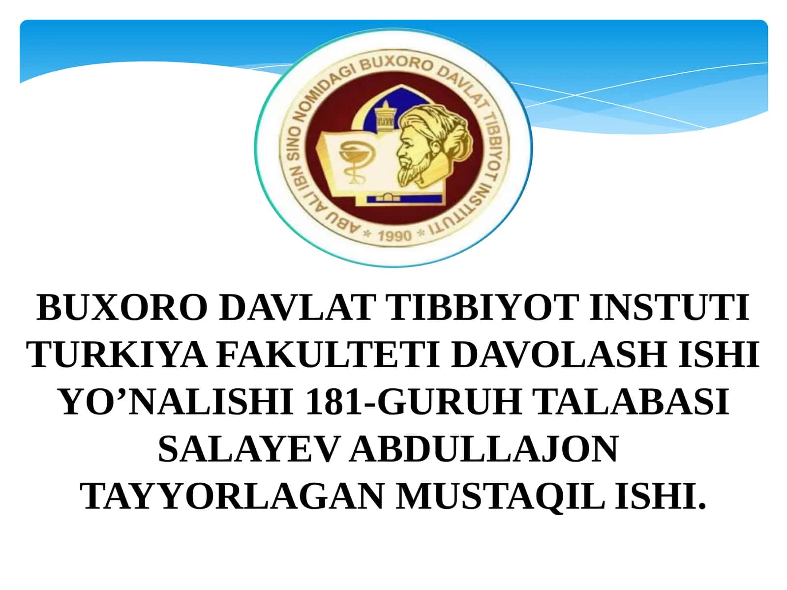 Tibbiy terminologiya tarixi
