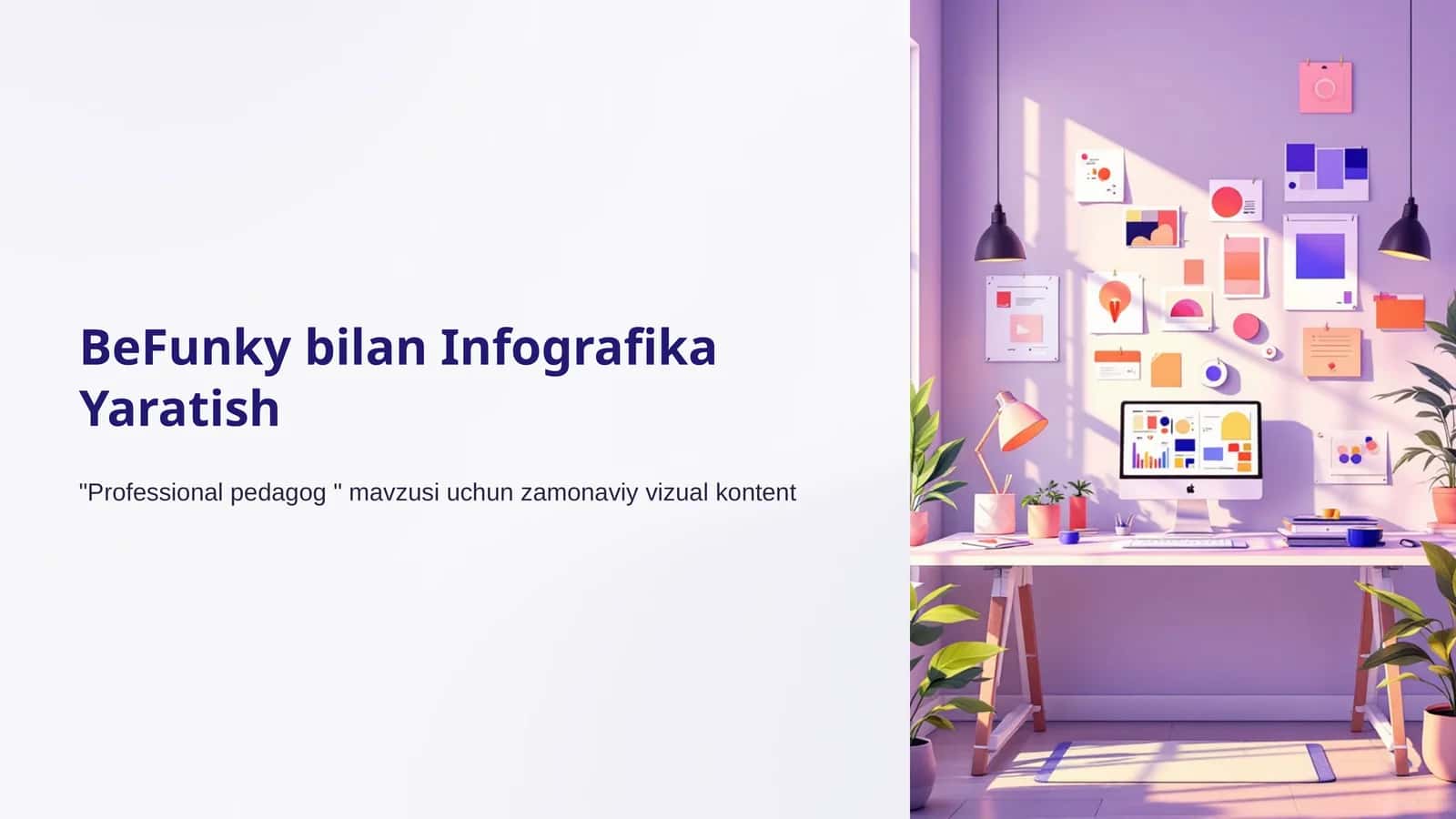 BeFunky servisi orqali professional infografika yaratish (Tayyor taqdimot)