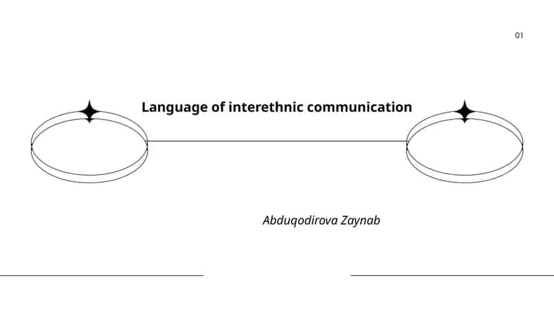 Language of interethnic communication