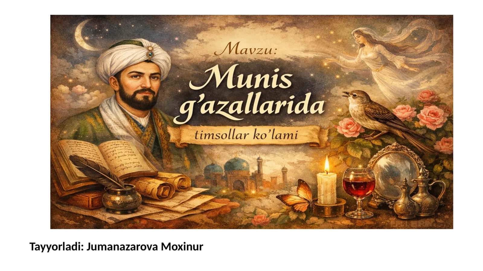 Munis g‘azallarida timsol tushunchasi va uning badiiy tabiati