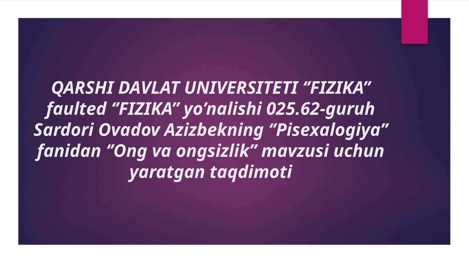 OngvaOngsizlik
