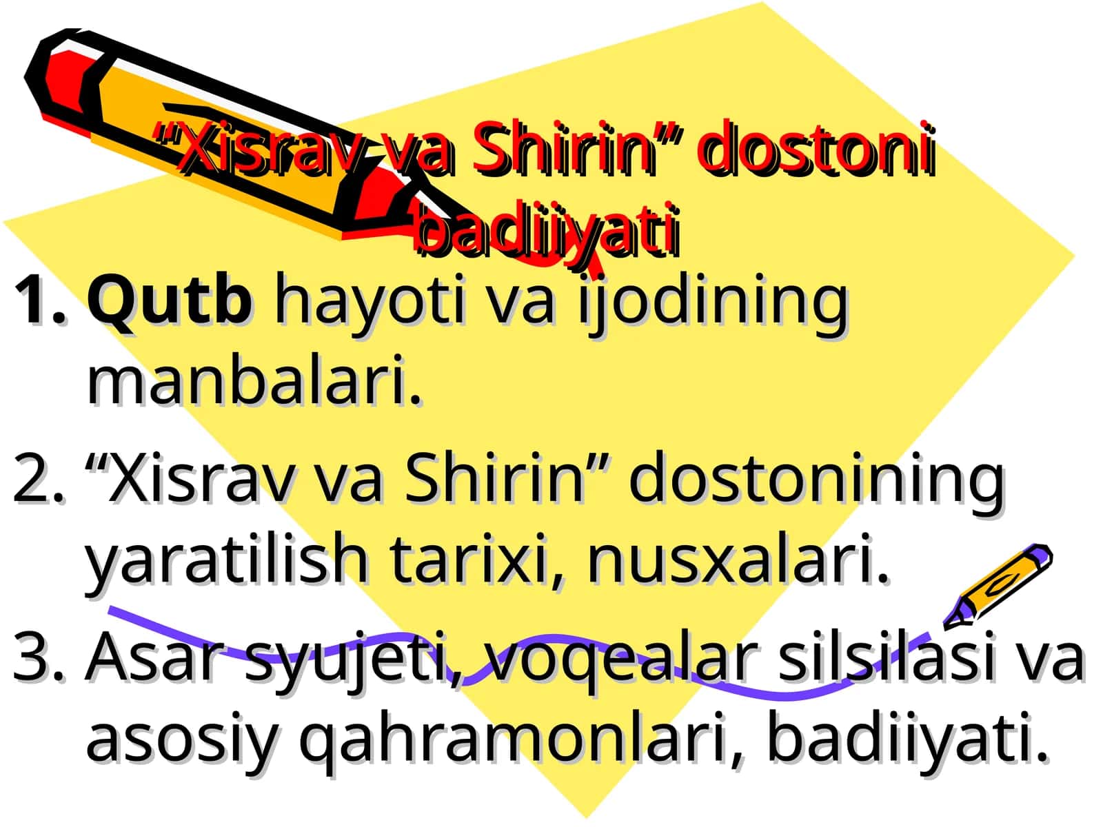 “Xisrav va Shirin” dostonibadiiyati