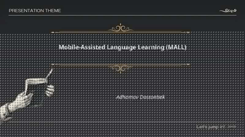 Mobile-Assisted Language Learning (MALL)