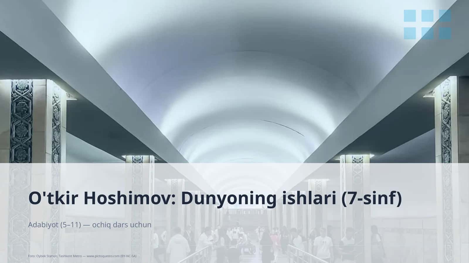O'tkir Hoshimov: Dunyoning ishlari (7-sinf)