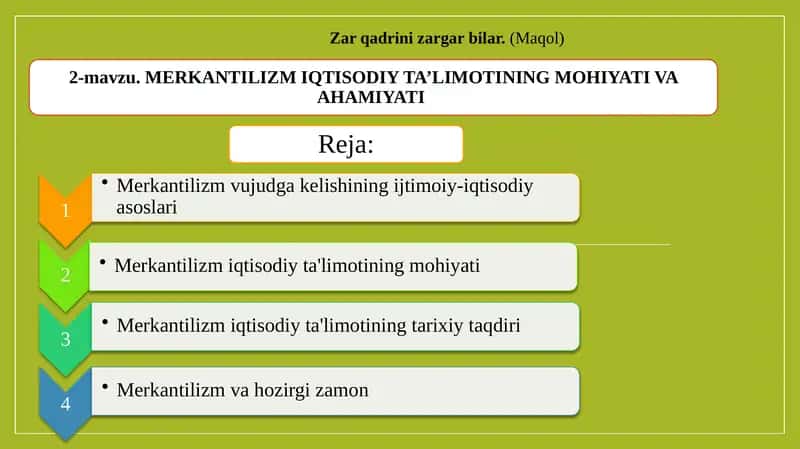 Bumerkantilizm ta'limoti