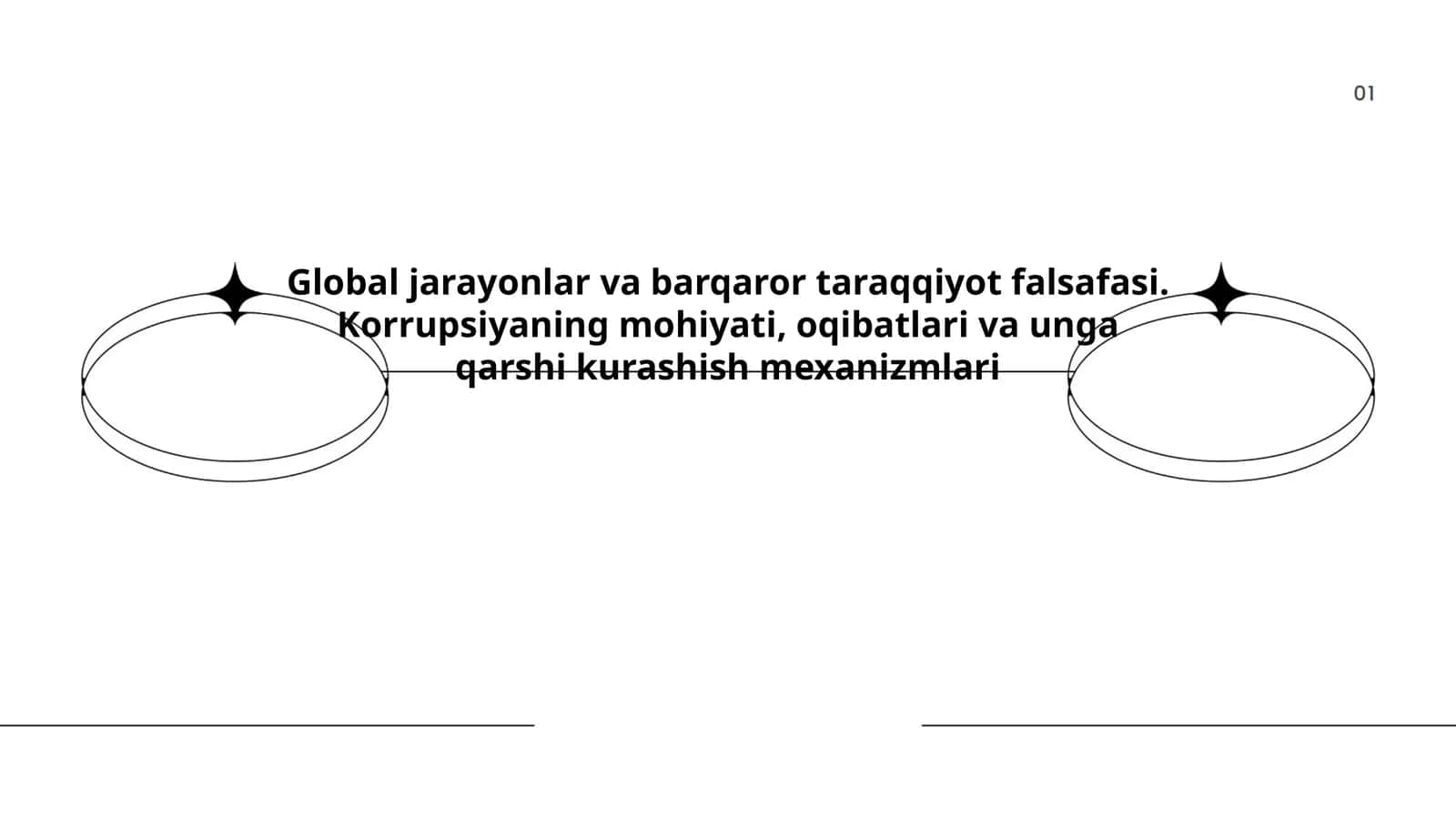 Global jarayonlar va barqaror taraqqiyot falsafasi