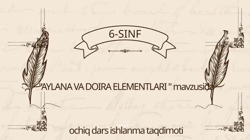 Dars ishlanma
