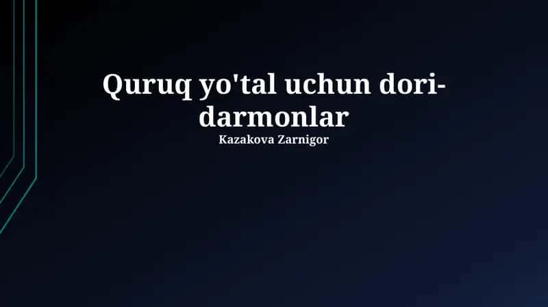 Dori-darmonlar homilador va emizikli ayollar uchun