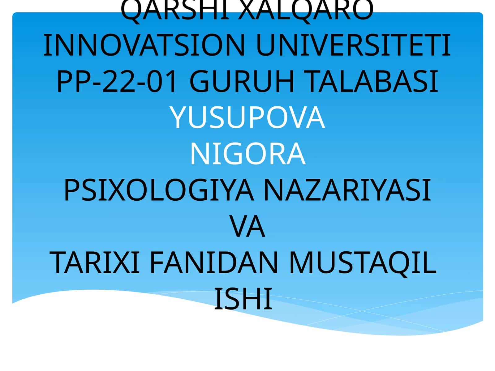 ASSOTSIATIV PSIXOLOGIYANING RIVOJLANISHI