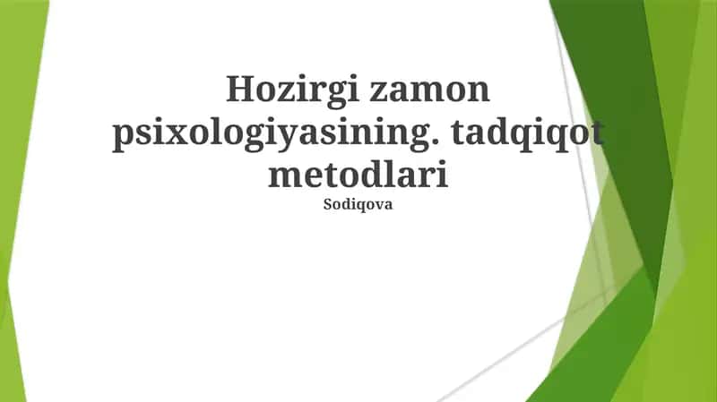 Neyro tasvirlash usullari